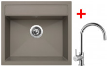 Sinks SOLO 560 Truffle+VITALIA  